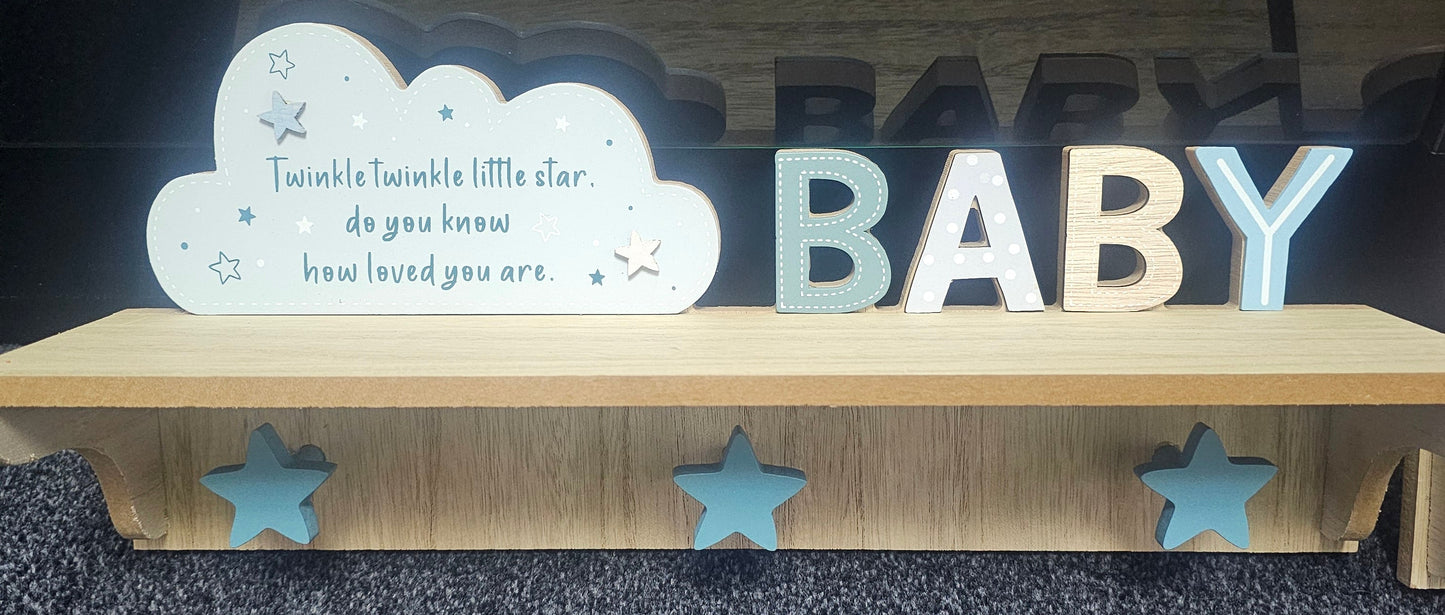 Baby decorative shelf with Hooks