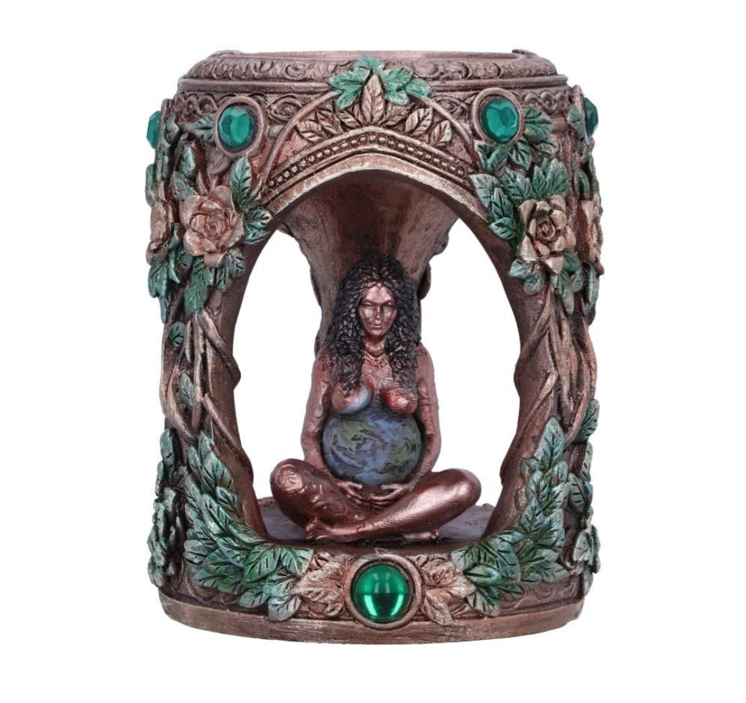 Mother Earth Tea Light 7cm
Bronze Mother Earth Tea Light Holder 7cm