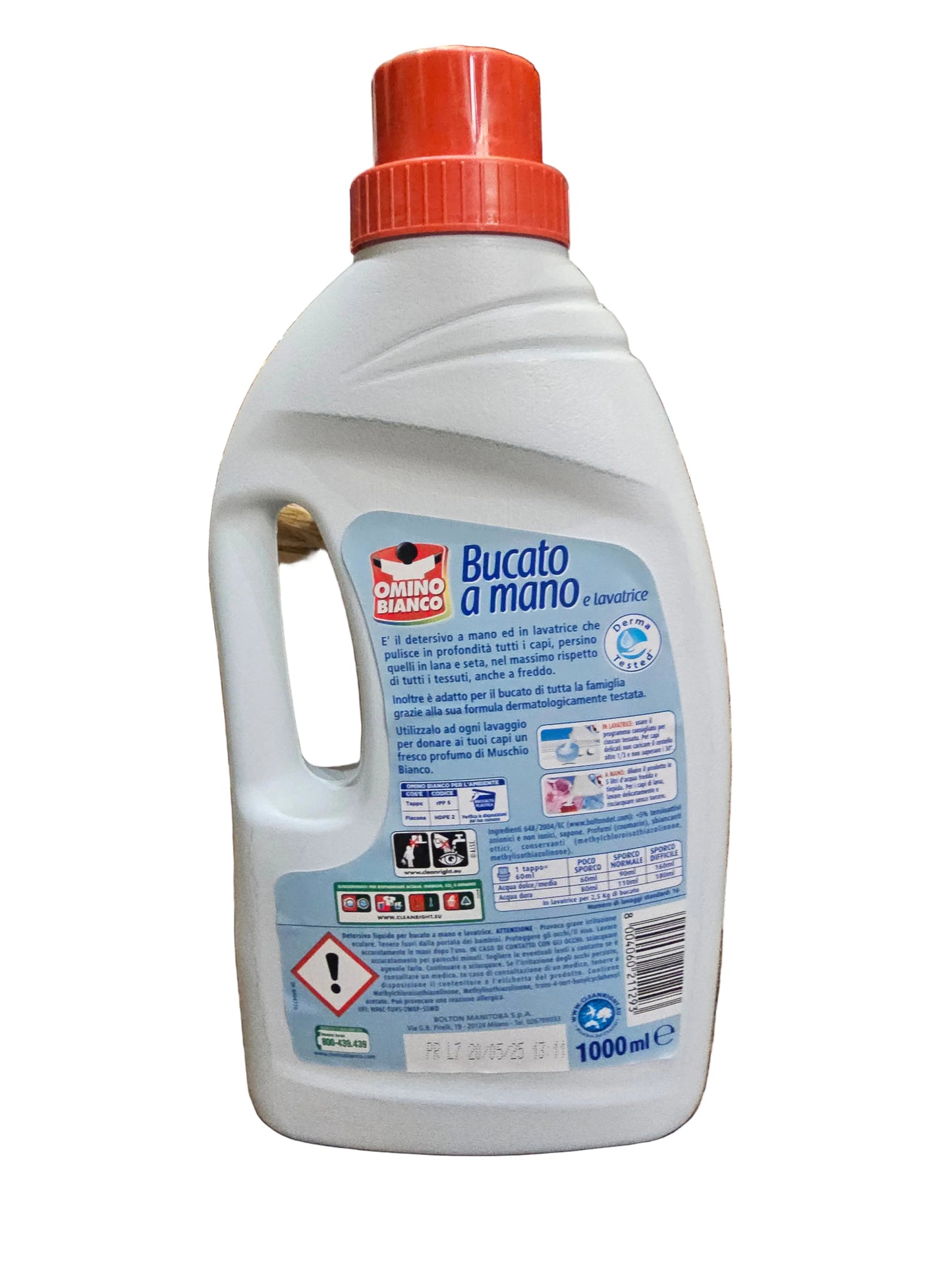 Omino Bianco Liquid Laundry Detergent White Musk 1L