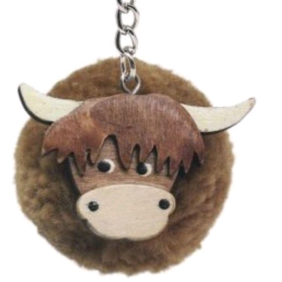 Highland Cow Keyring - Perfect for Keys and Accessories