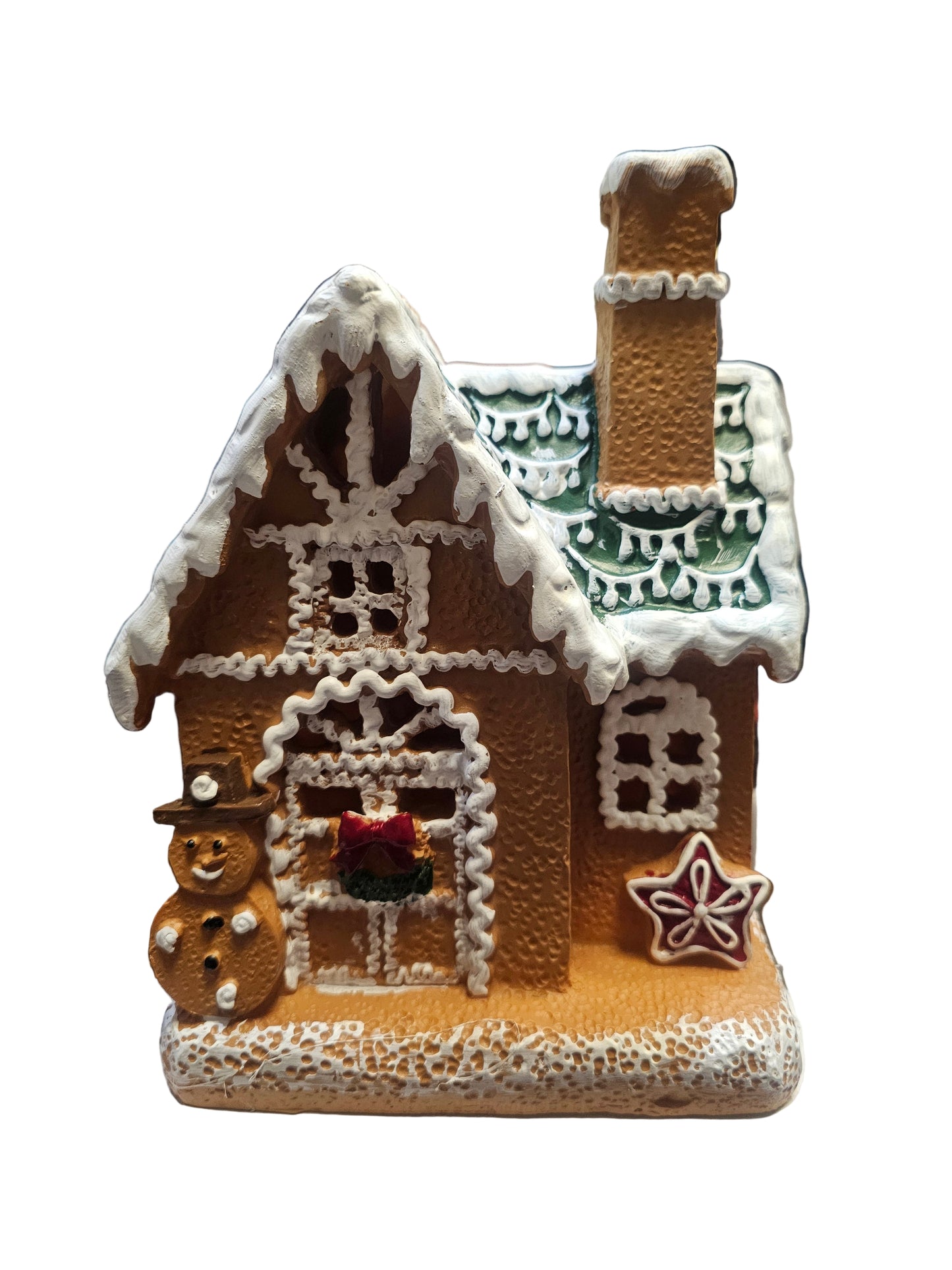 Xmas LED House Snowman Large