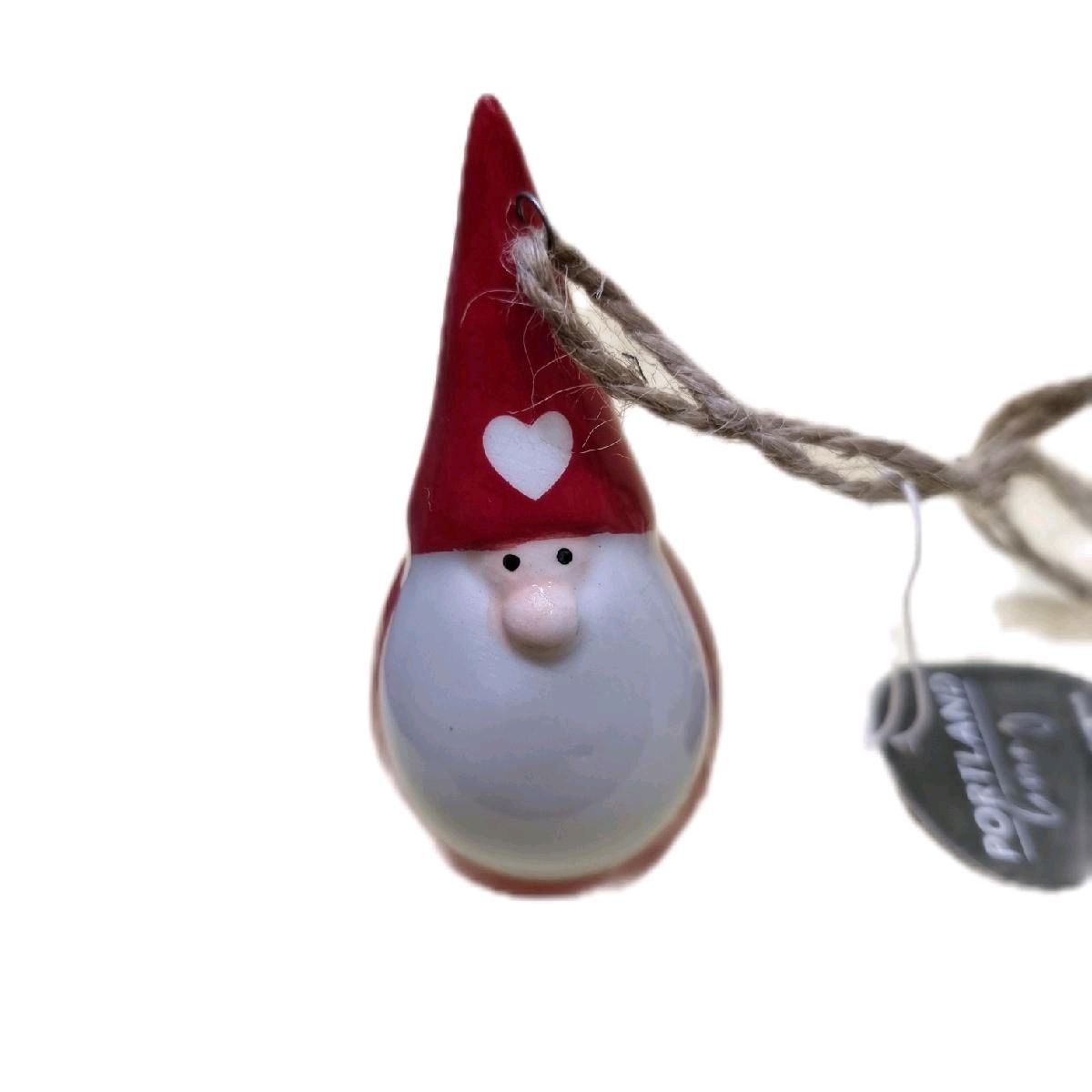 Decorative Hanging Gonk Ornament, 3 Colours, Hangable