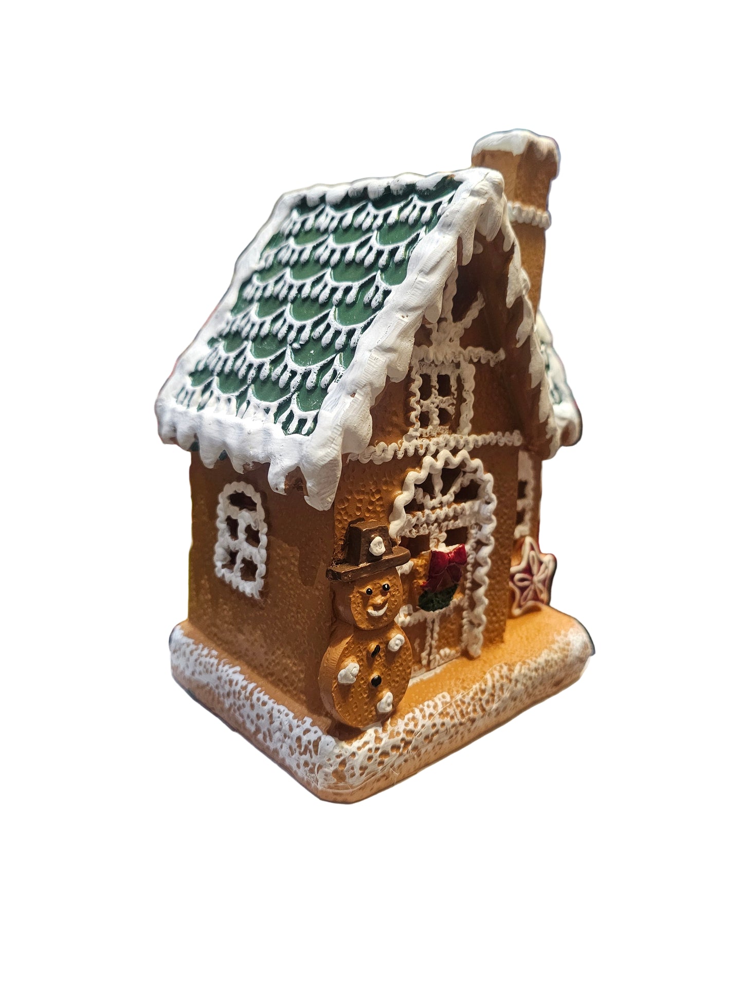 Xmas LED House Snowman Large