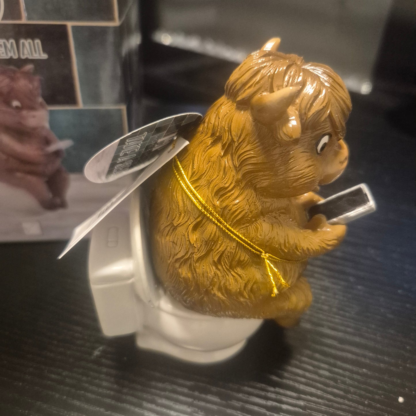 Take a Seat Highland Cow on Loo