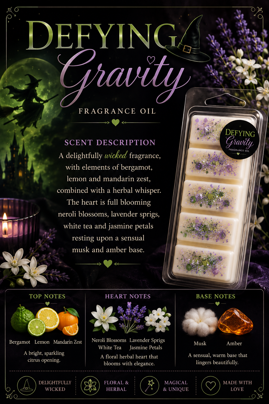 Wax Melt Bars for Home Fragrance 50g