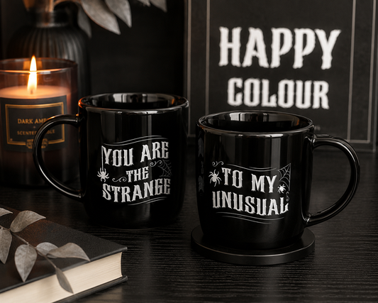 Gothic Strange and Unusual Couples Mug Set