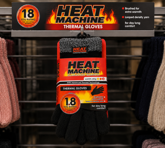 Men's Heat Machine Thermal Gloves - Winter Protection