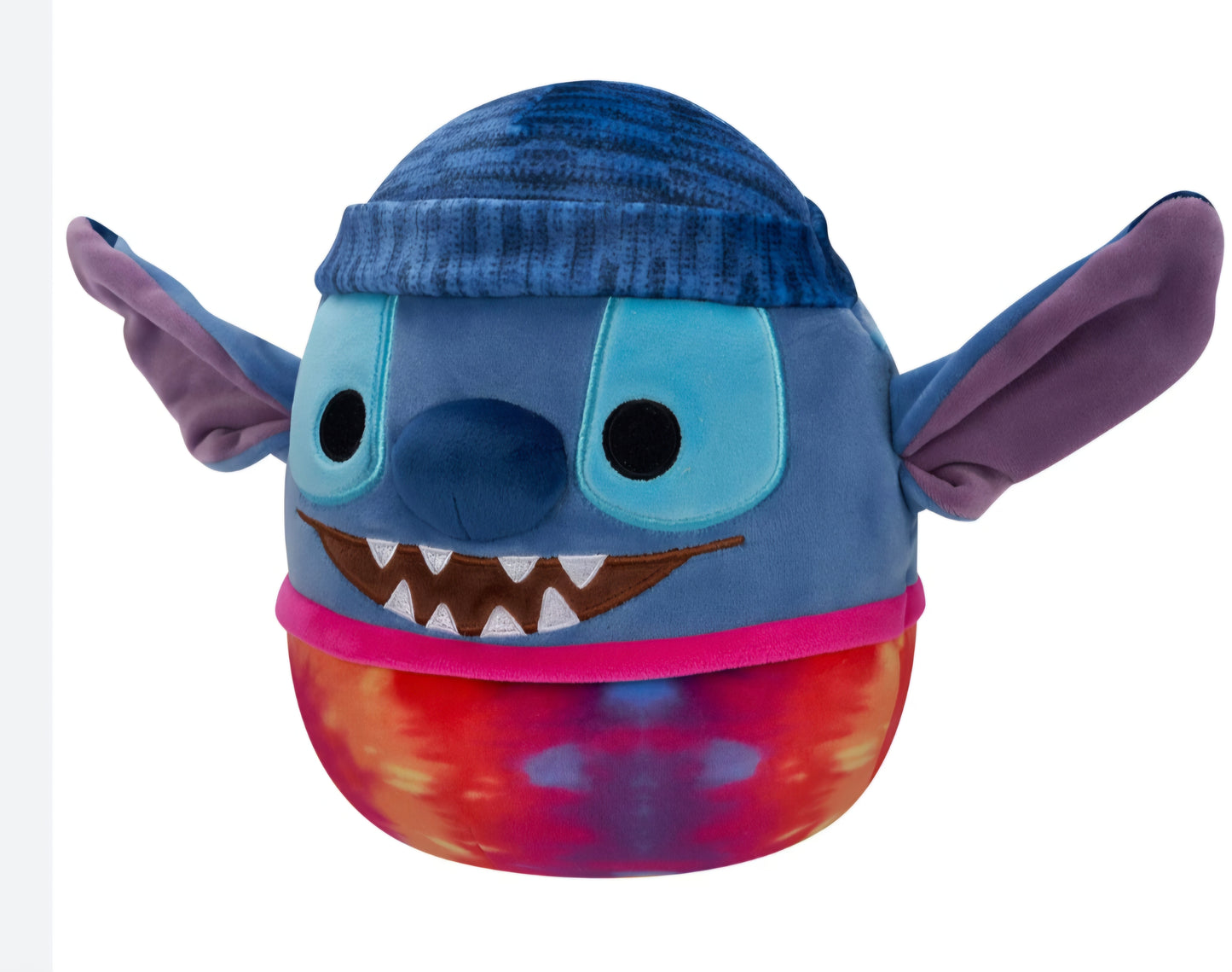 Squishmallows Disney Tie-Dye Stitch 8" plush toy.