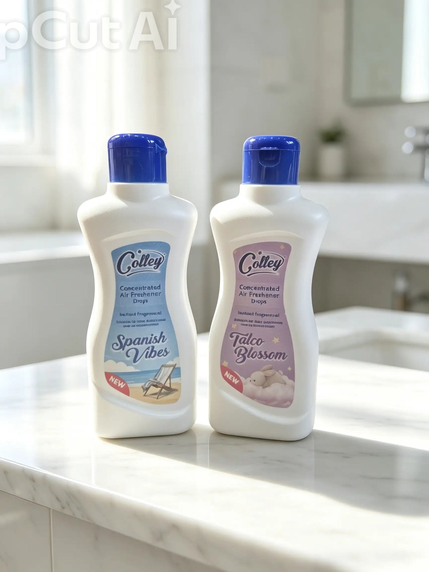 Colley Concentrated Air Freshener Drops available in 4 scents