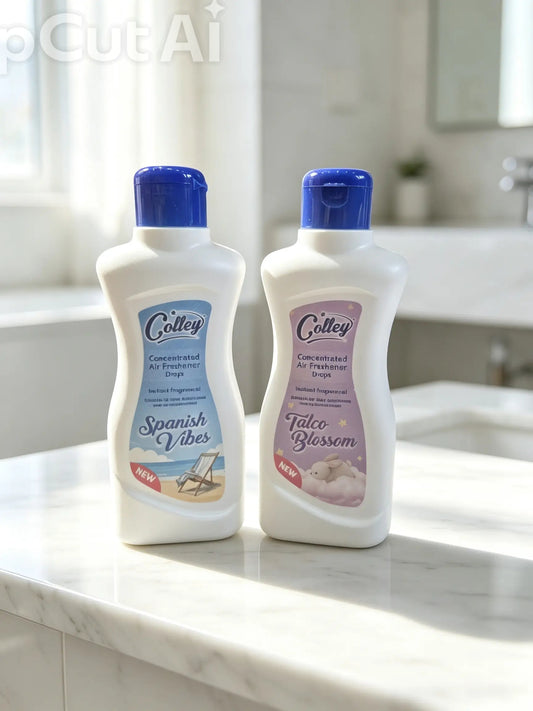 Colley Concentrated Air Freshener Drops available in 4 scents