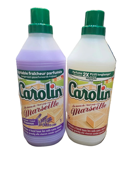 Carolin Marseille soap floor cleaners