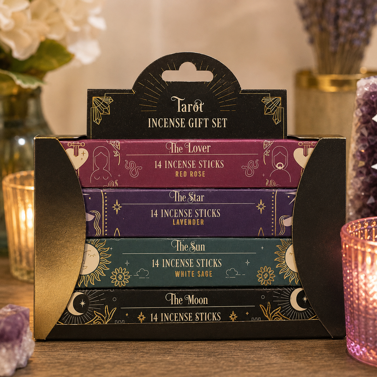 Tarot incense gift set