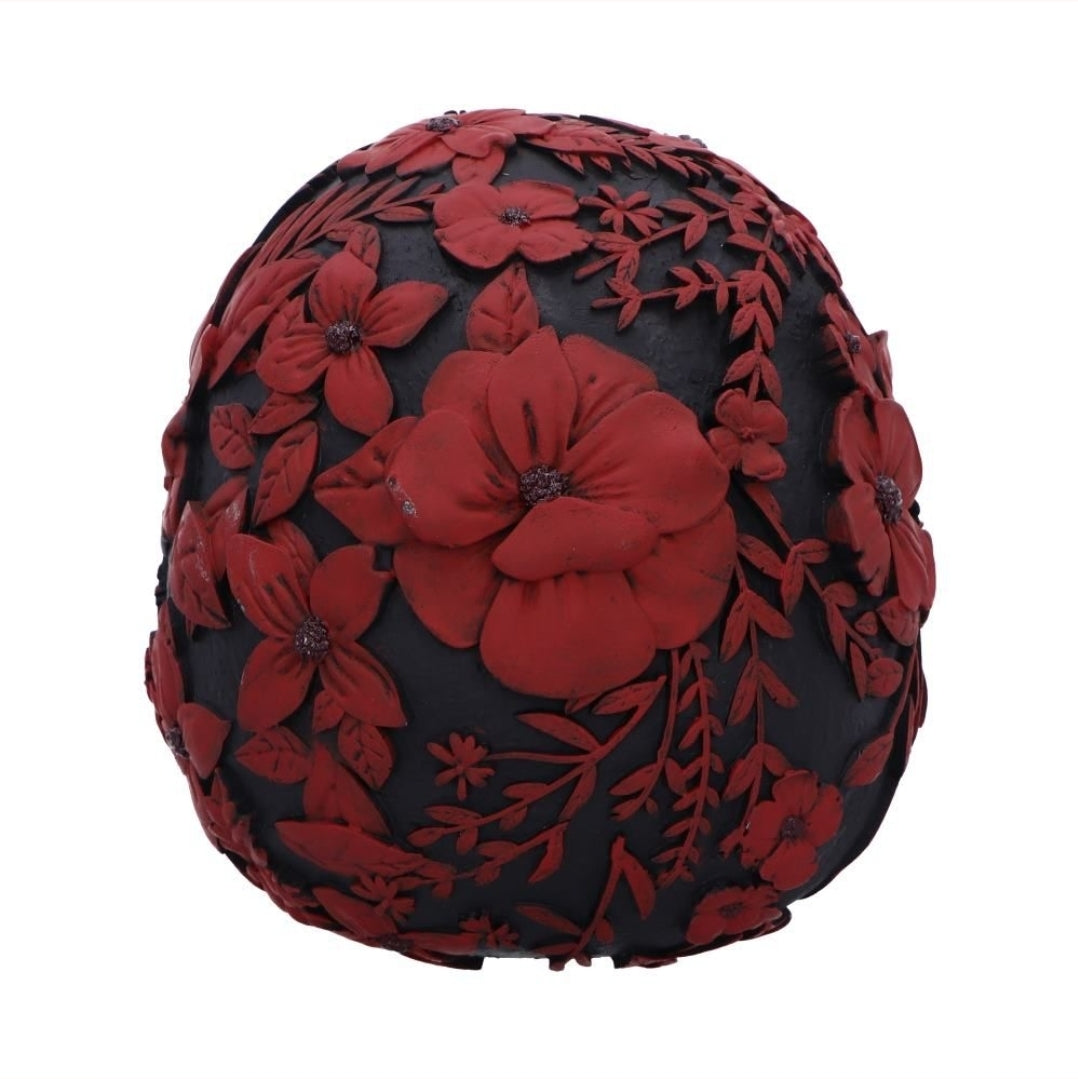 Age of Opium Poppy Skull 18.5cm