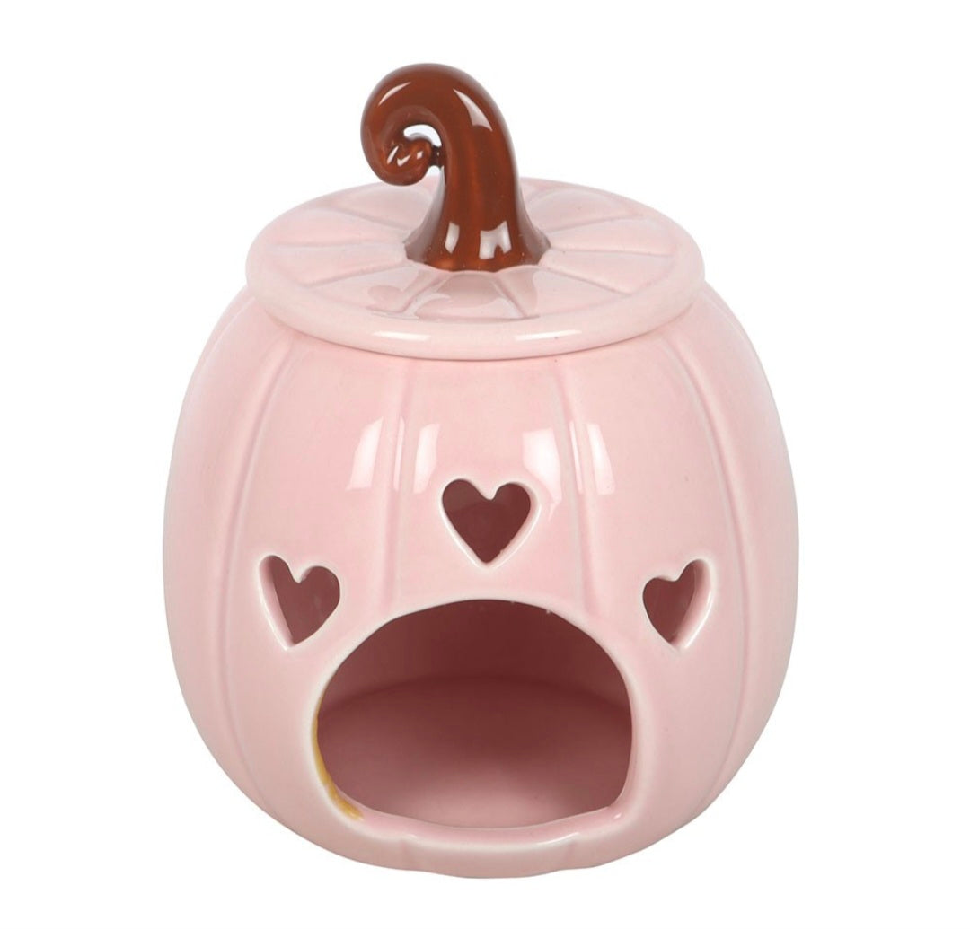 Pink Curly Pumpkin Oil Burner