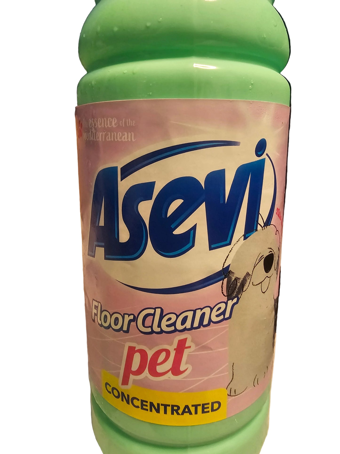 Asevi Pet Concentrated Floor Cleaner, 1L bottle.