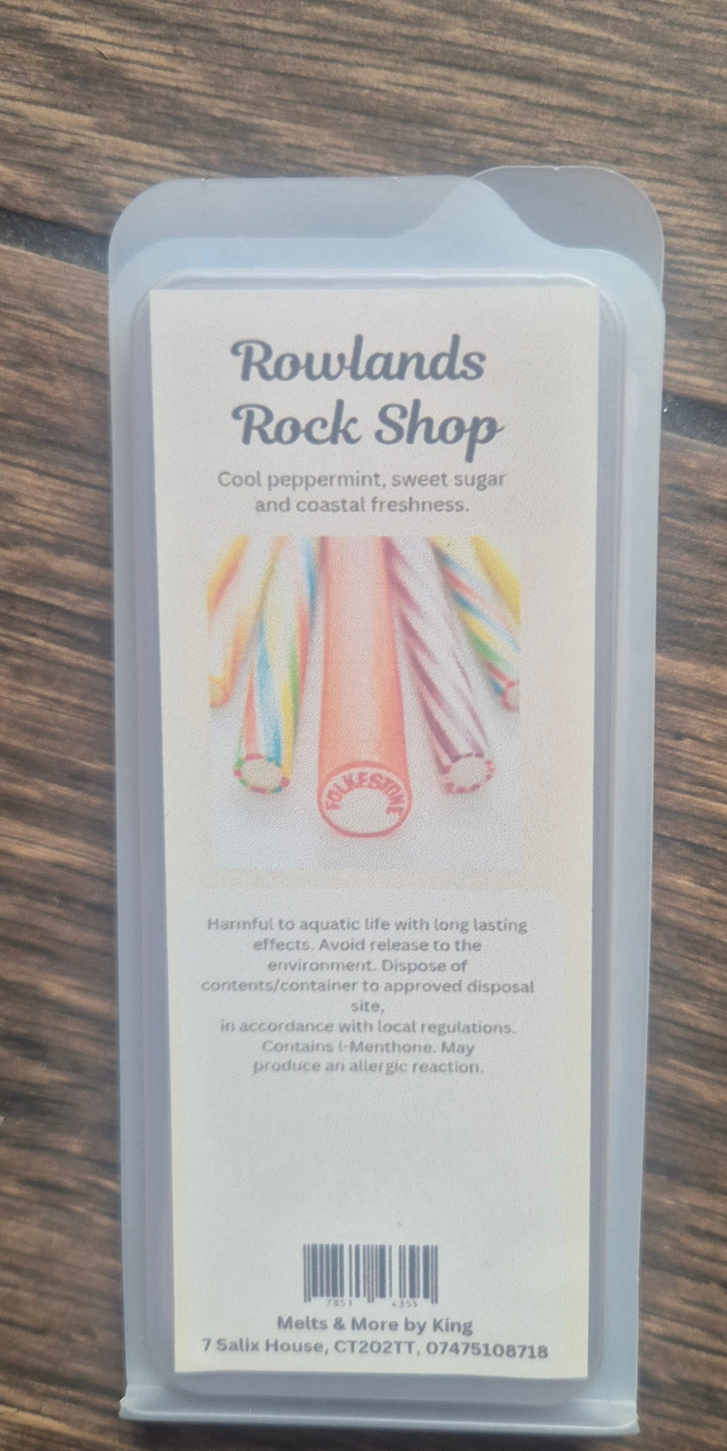 Folkestone past and present souvenir wax bar