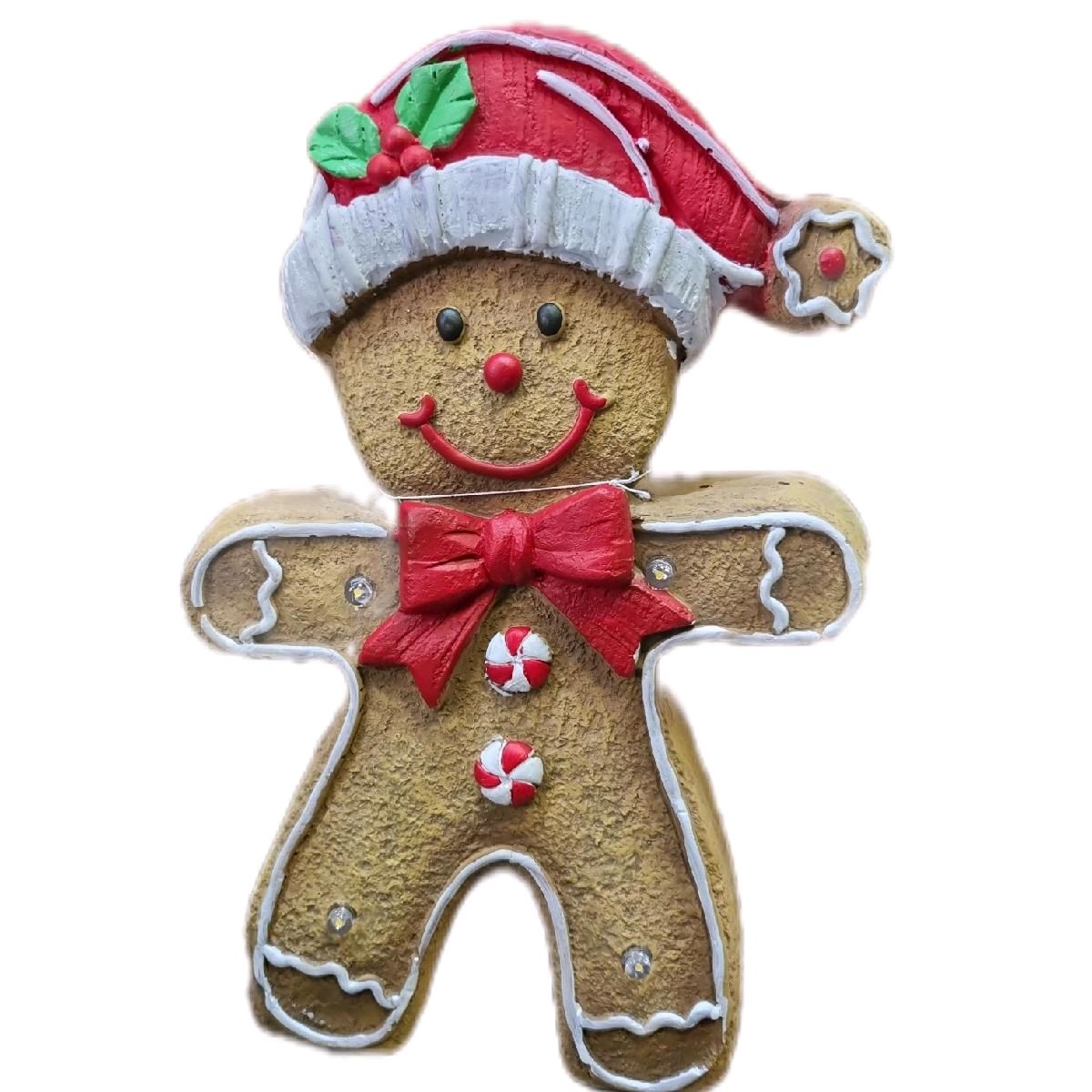 Large Light Up Gingerbread Man Decoration Ornamentsì