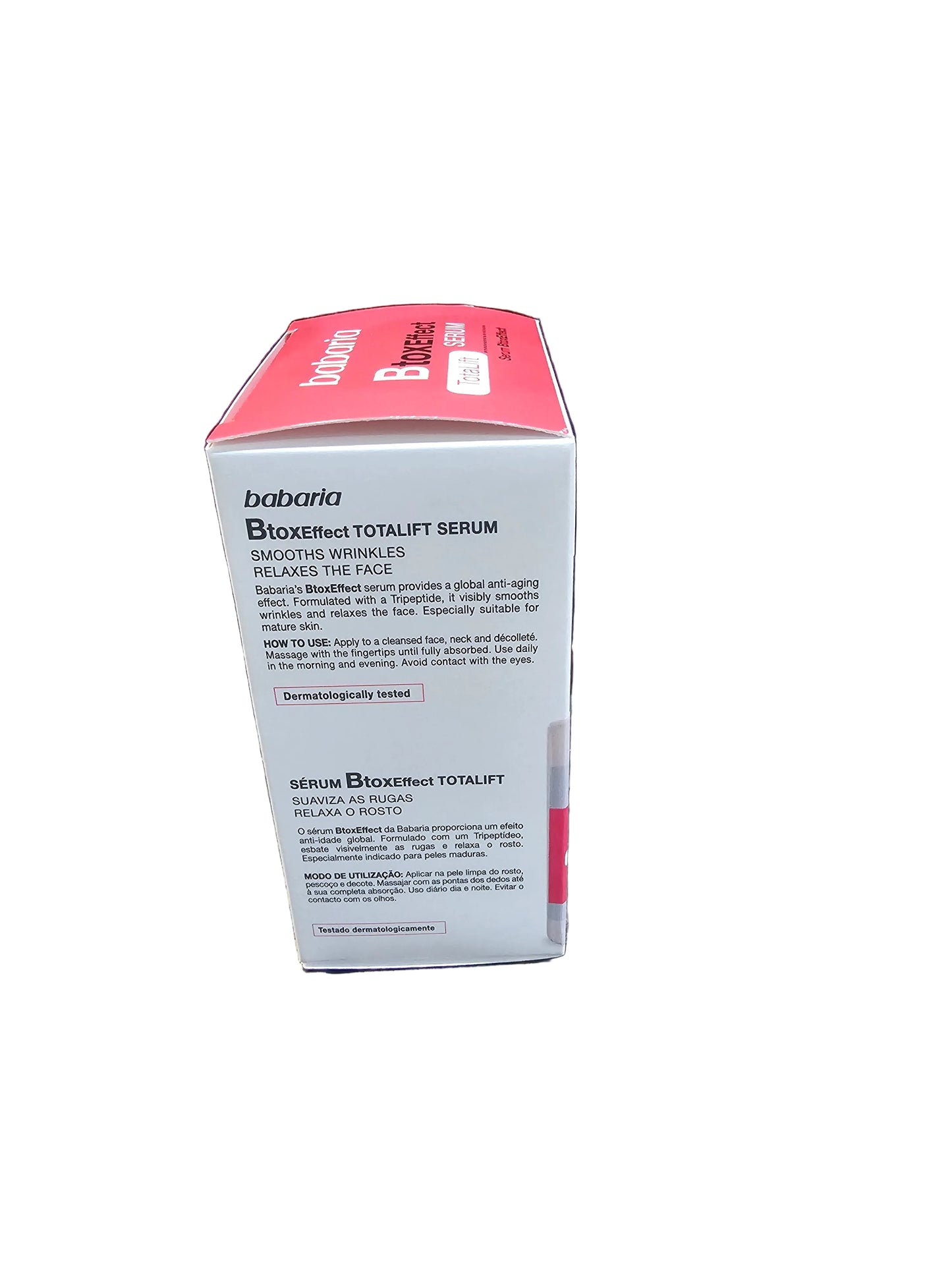 Babaria Total Lift Botox Effect Serum for Skin Comfort - Skincare Moisturize Hydrate Moisturizing