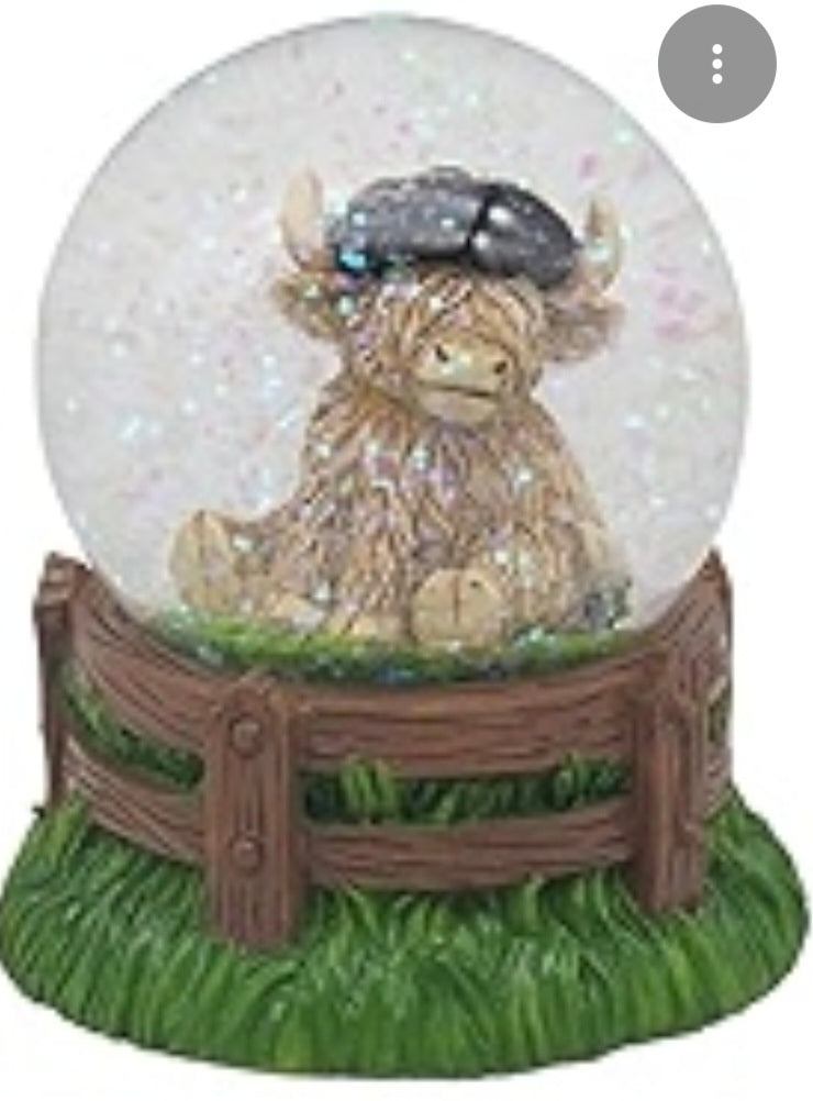 Happy Highland Cow Waterball 5 designs to choose