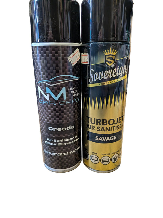 Turbojet car Air Sanitizer - Various scents 500ml