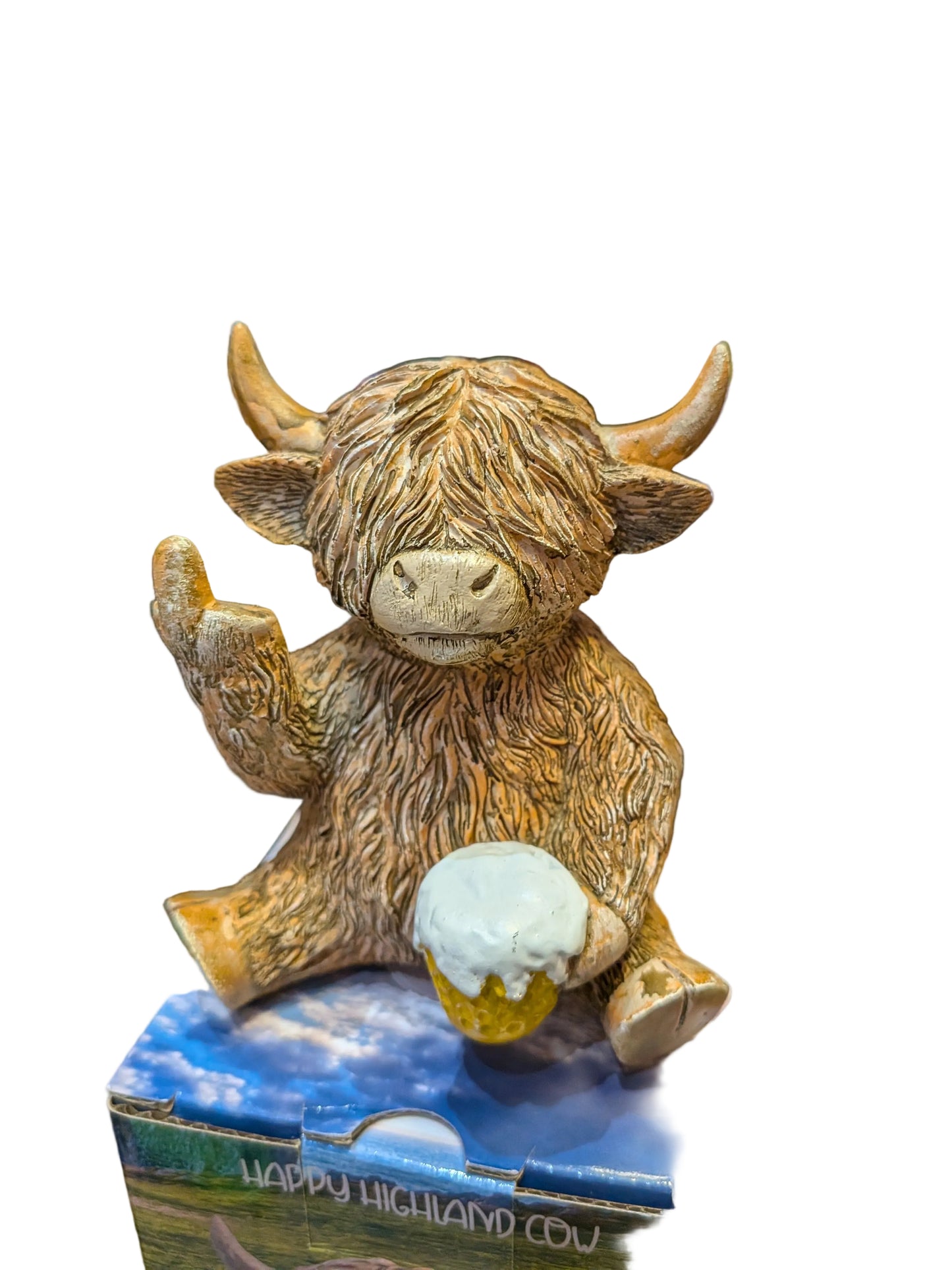 Happy Highland Cow Figurines various designs