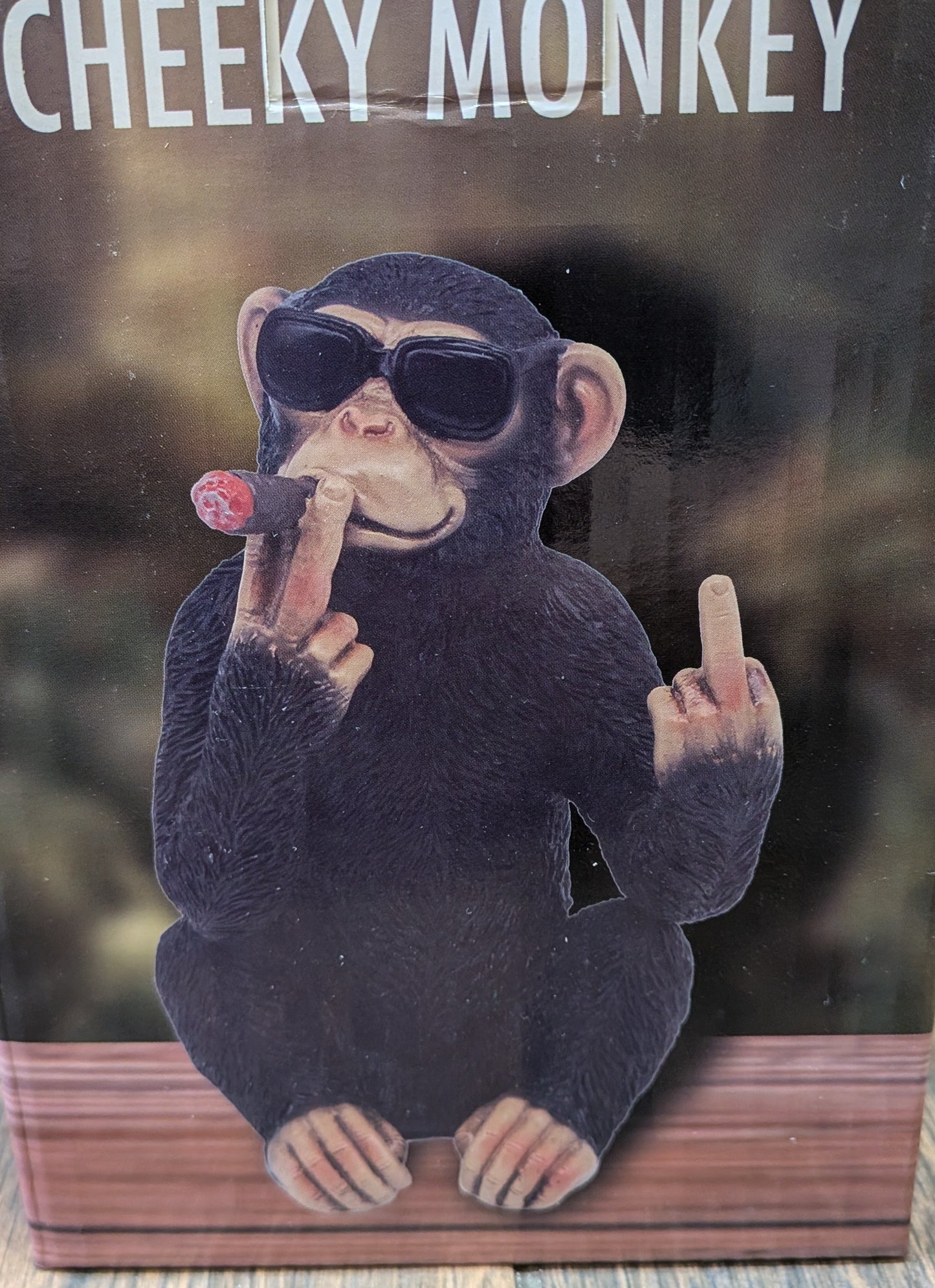 Smoking Cheeky Monkey Statue