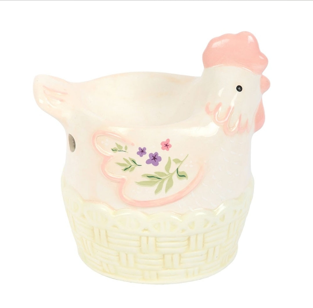 Hen Shaped Ceramic Oil/Wax Burner