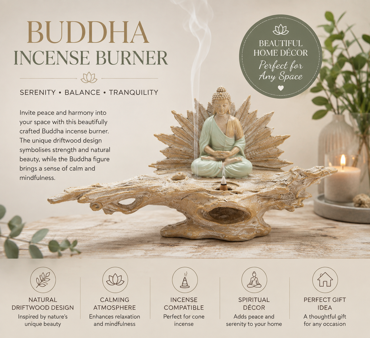 Juliana Meditating Buddha On A Branch