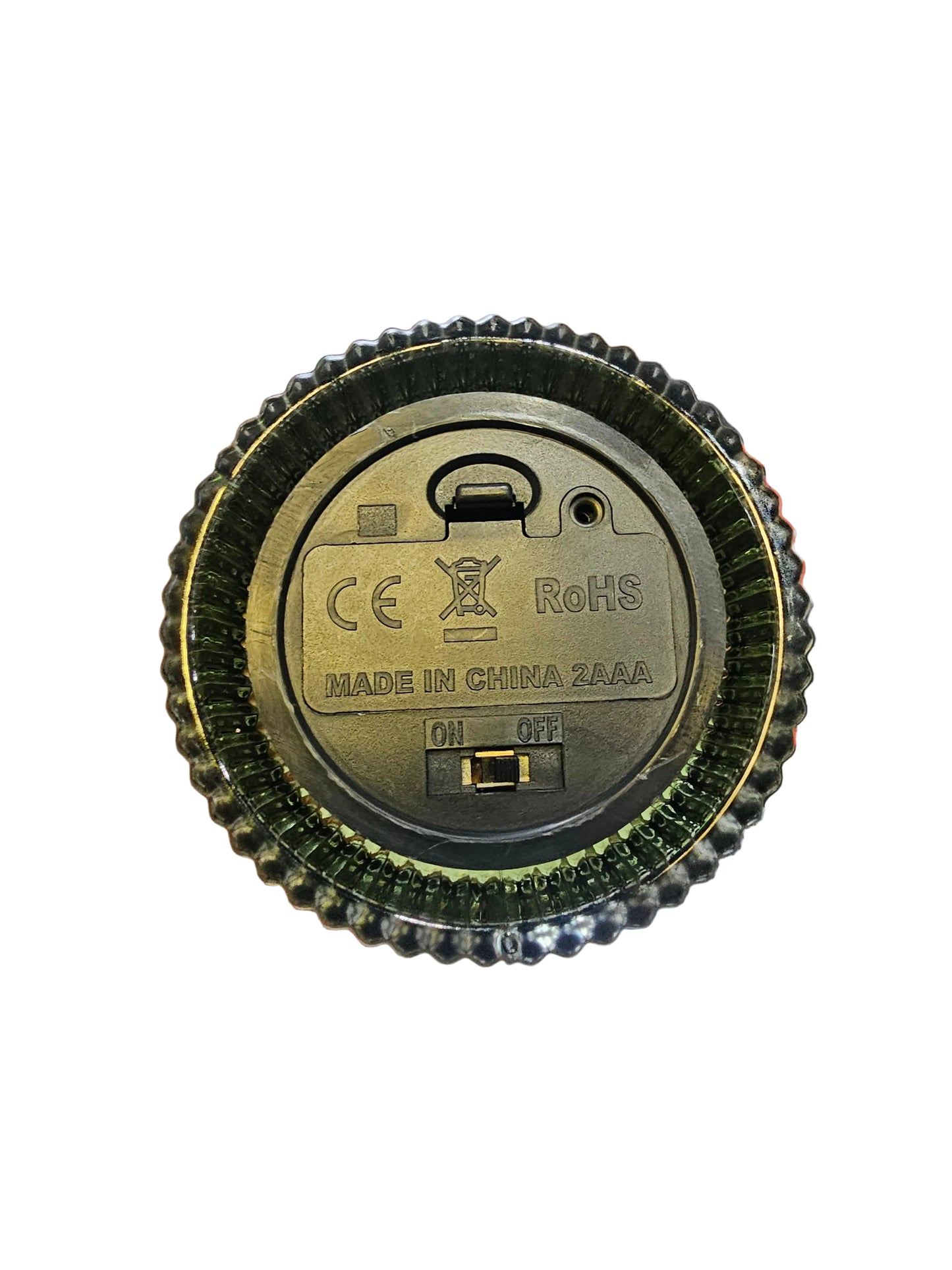 Posh LED Lamp Small Lines Green