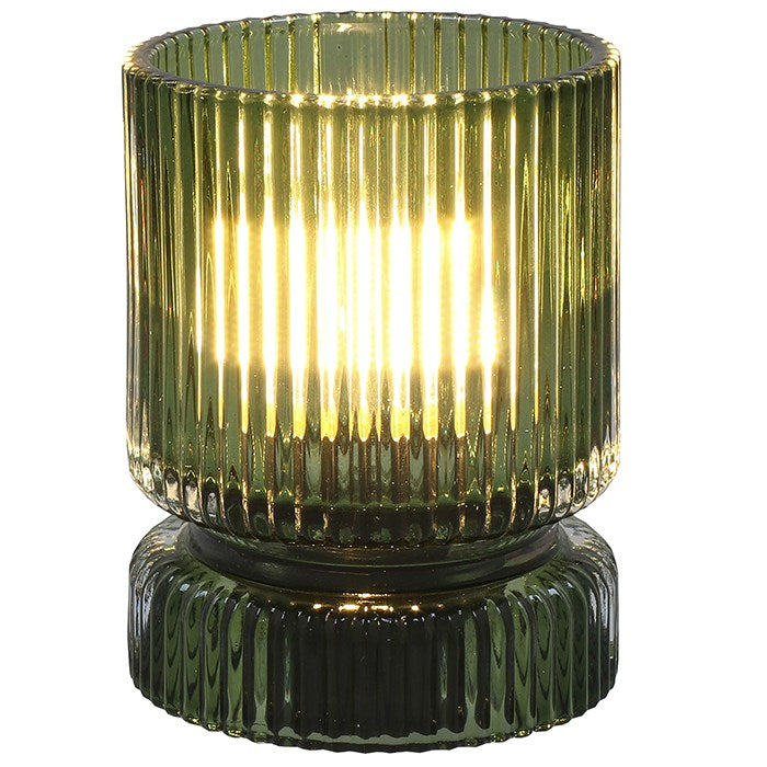 Posh LED Lamp Small Lines Green