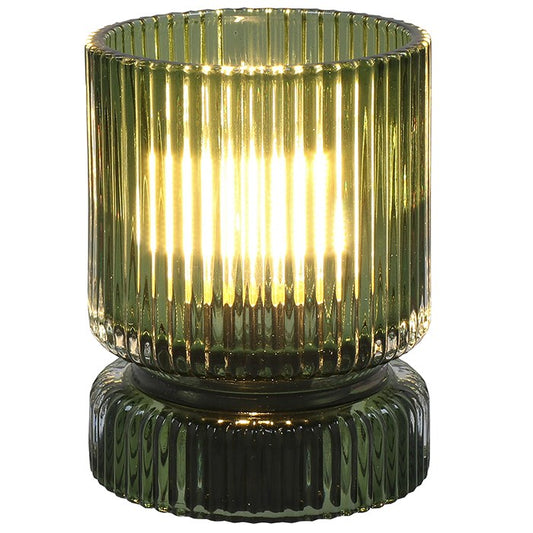 Posh LED Lamp Small Lines Green