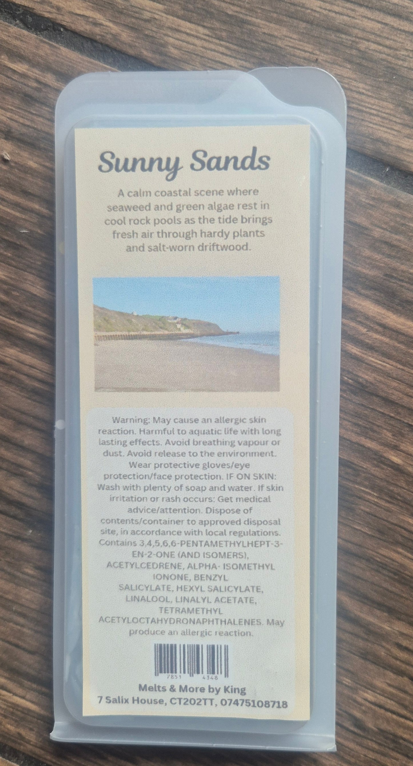 Folkestone past and present souvenir wax bar
