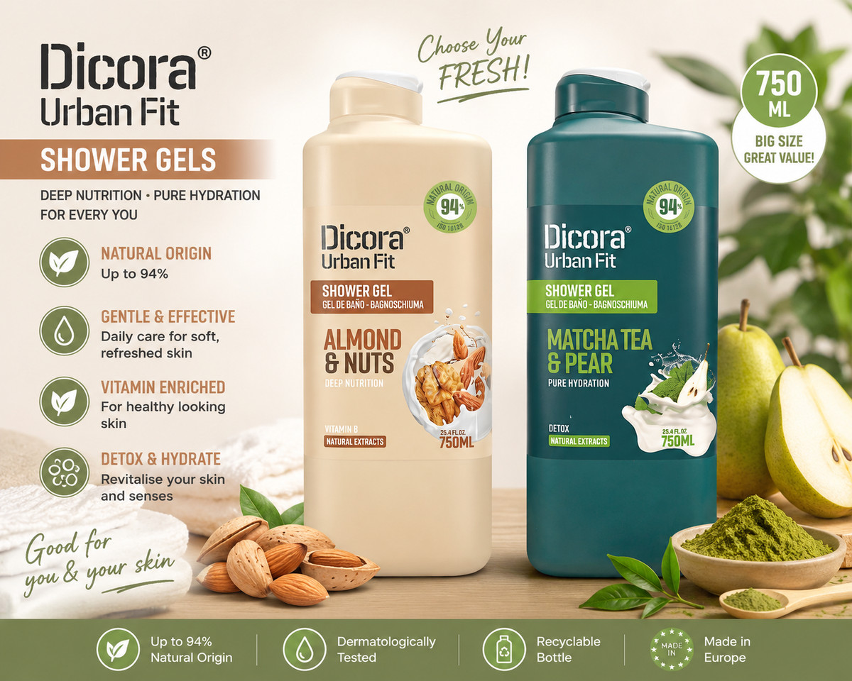 Dicora Shower Gels 750mls
