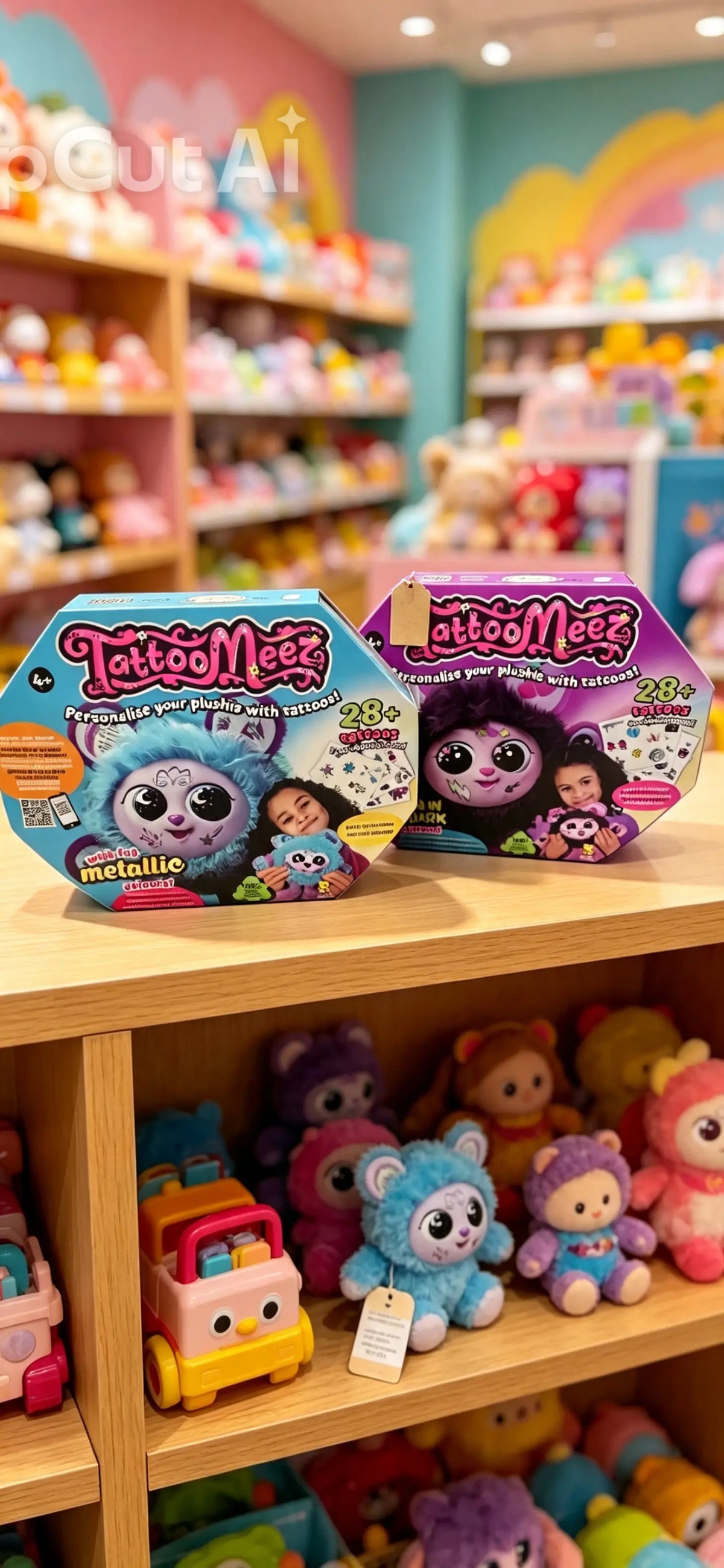 TattooMeez plush toys with tattoos