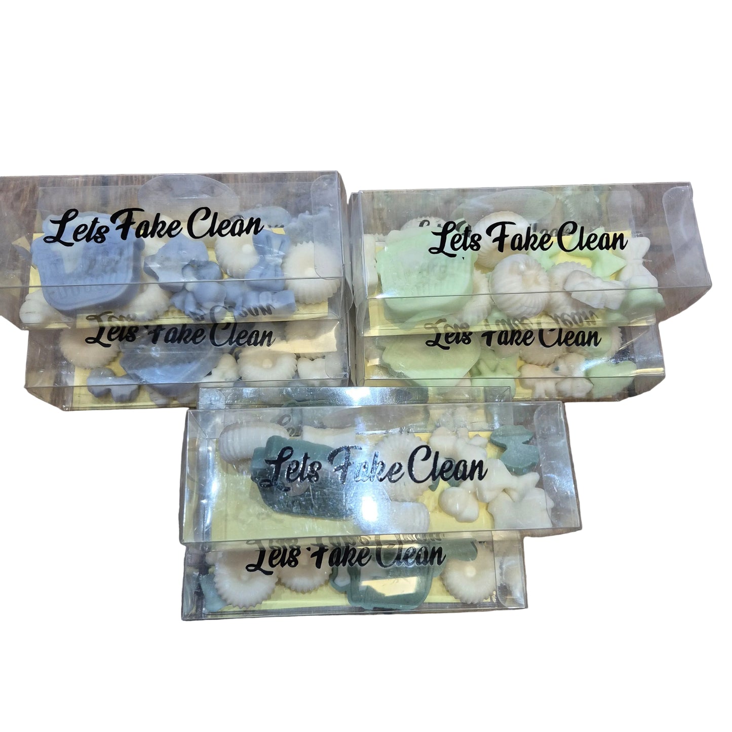 Spanish inspired wax melts in various shapes approx 55g per tub