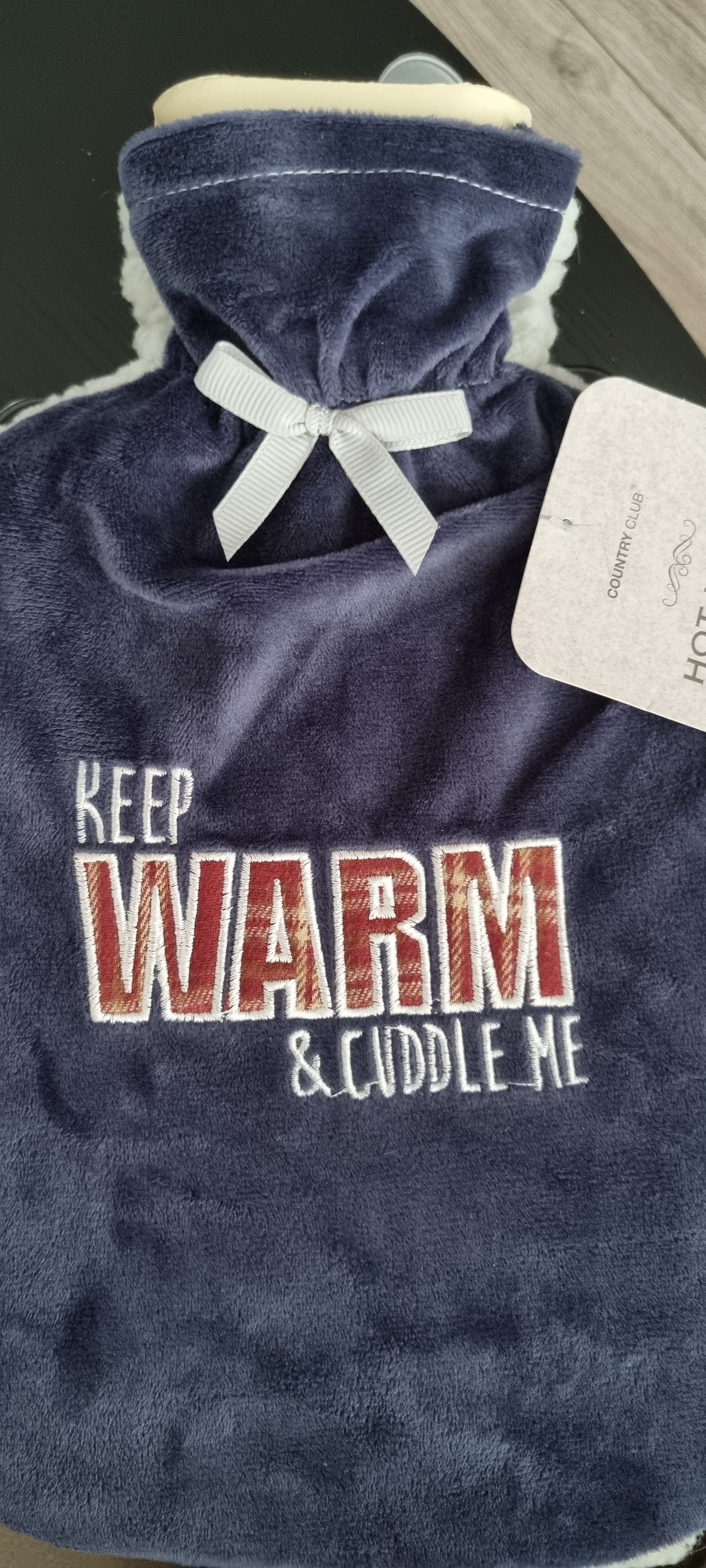 Hot Water Bottle with Plush Cover - Various Designs
