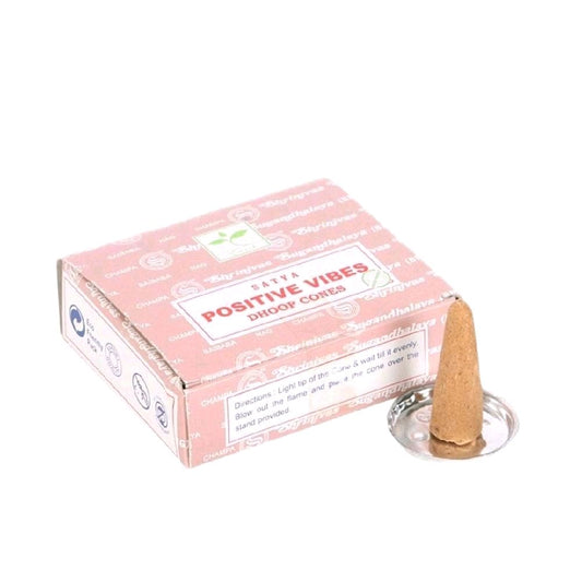 Positive Vibes Dhoop Incense Cones Fragrance Aroma