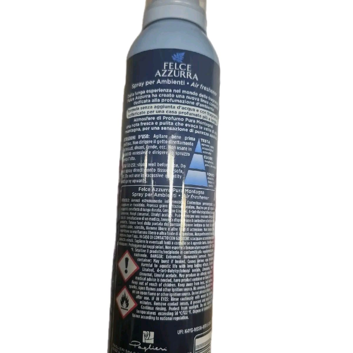 felce azzura Italian air freshener in pure mountain scent