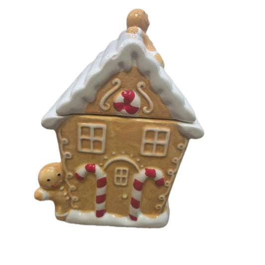 Gingerbread House Christmas Cookie Jar