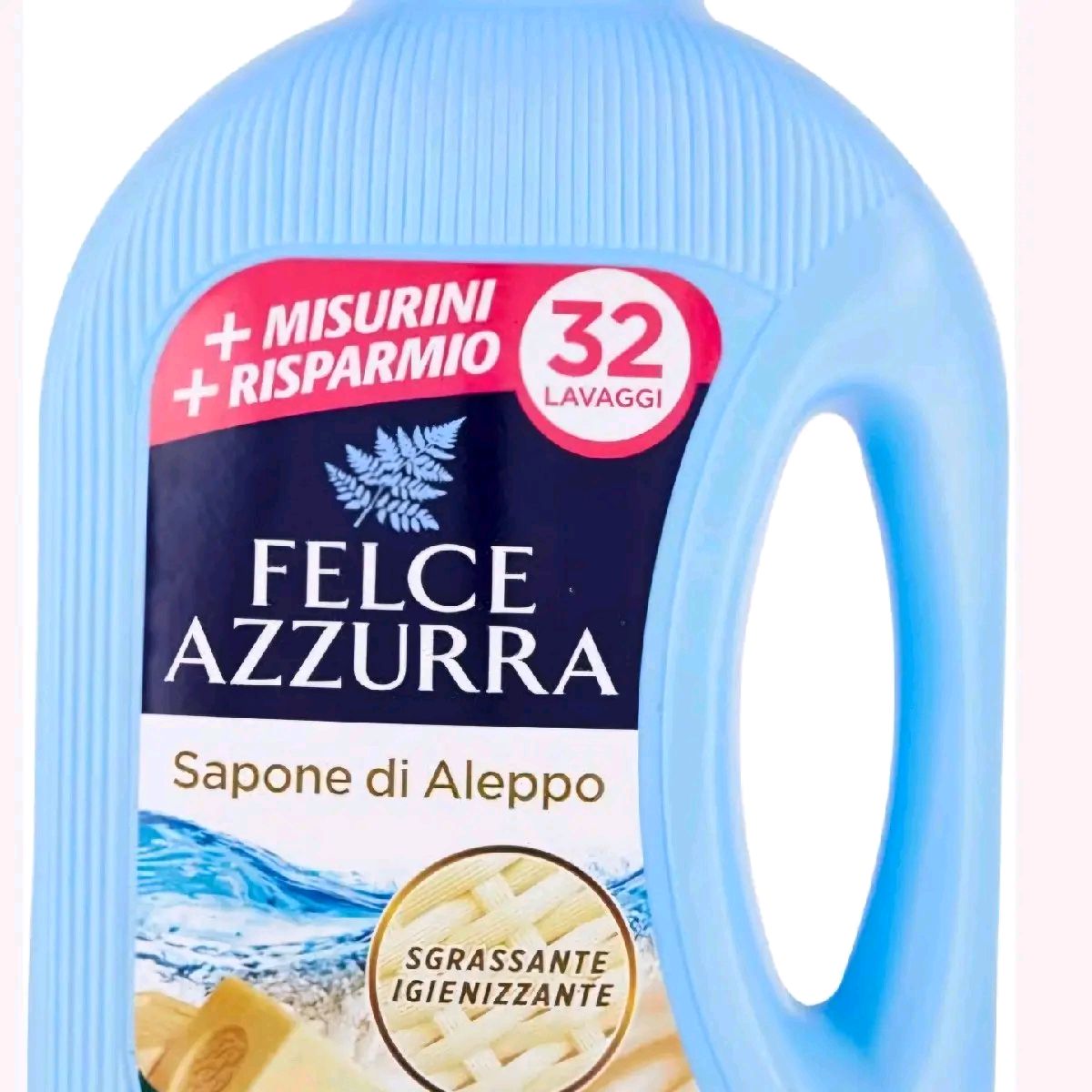 Felce Azzurra Washing Detergent from Italy with Aleppo Soap 32 wash