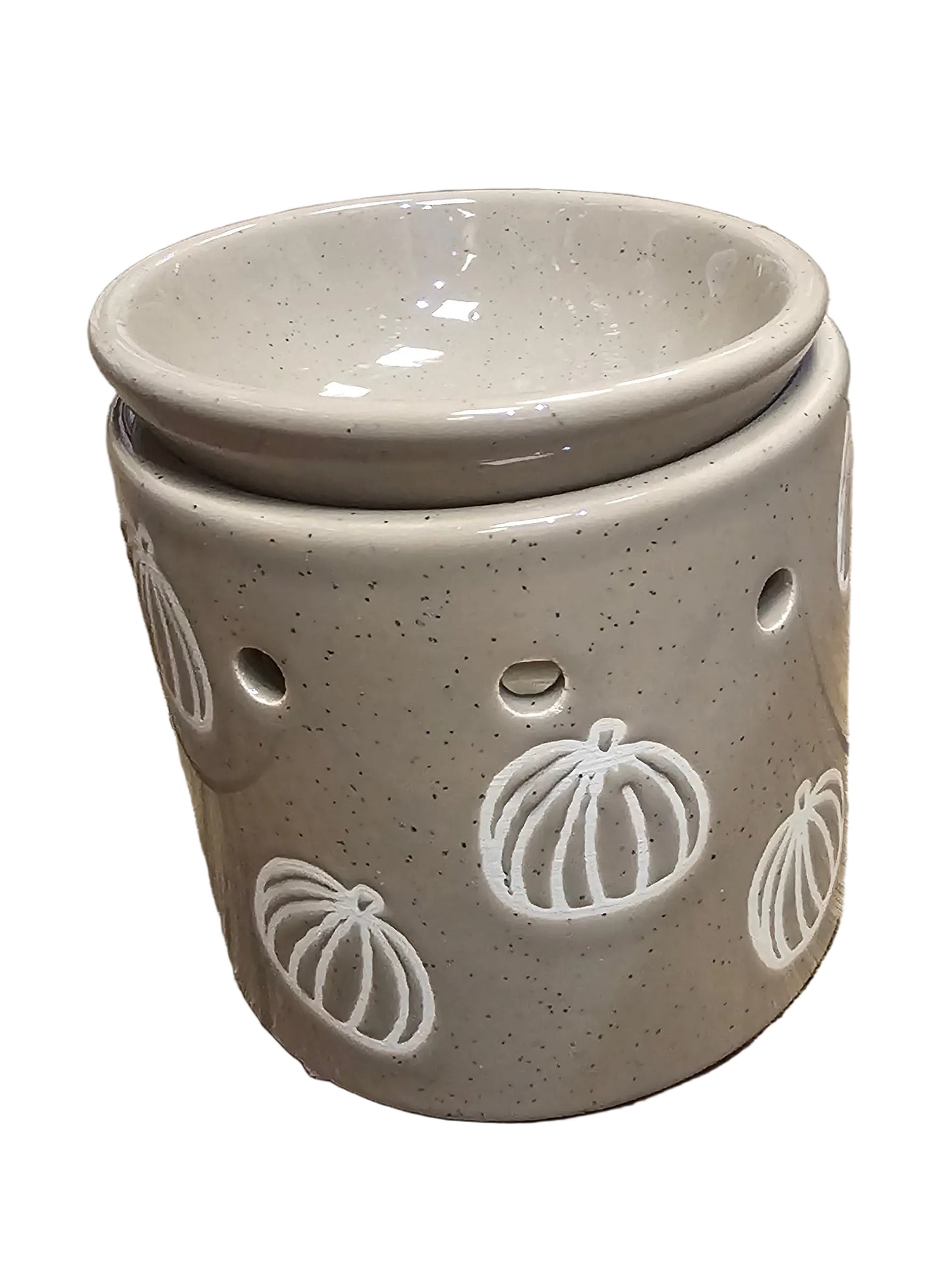 Pumpkin Print Ceramic Wax Melt Burner