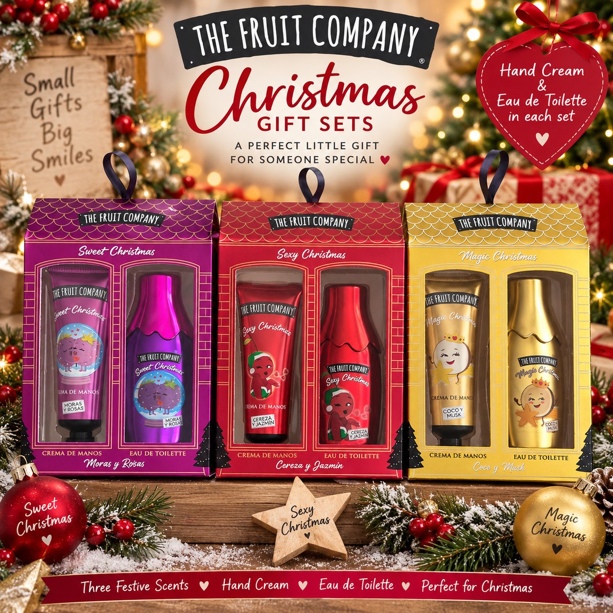 The fruit company Christmas gift set various scents