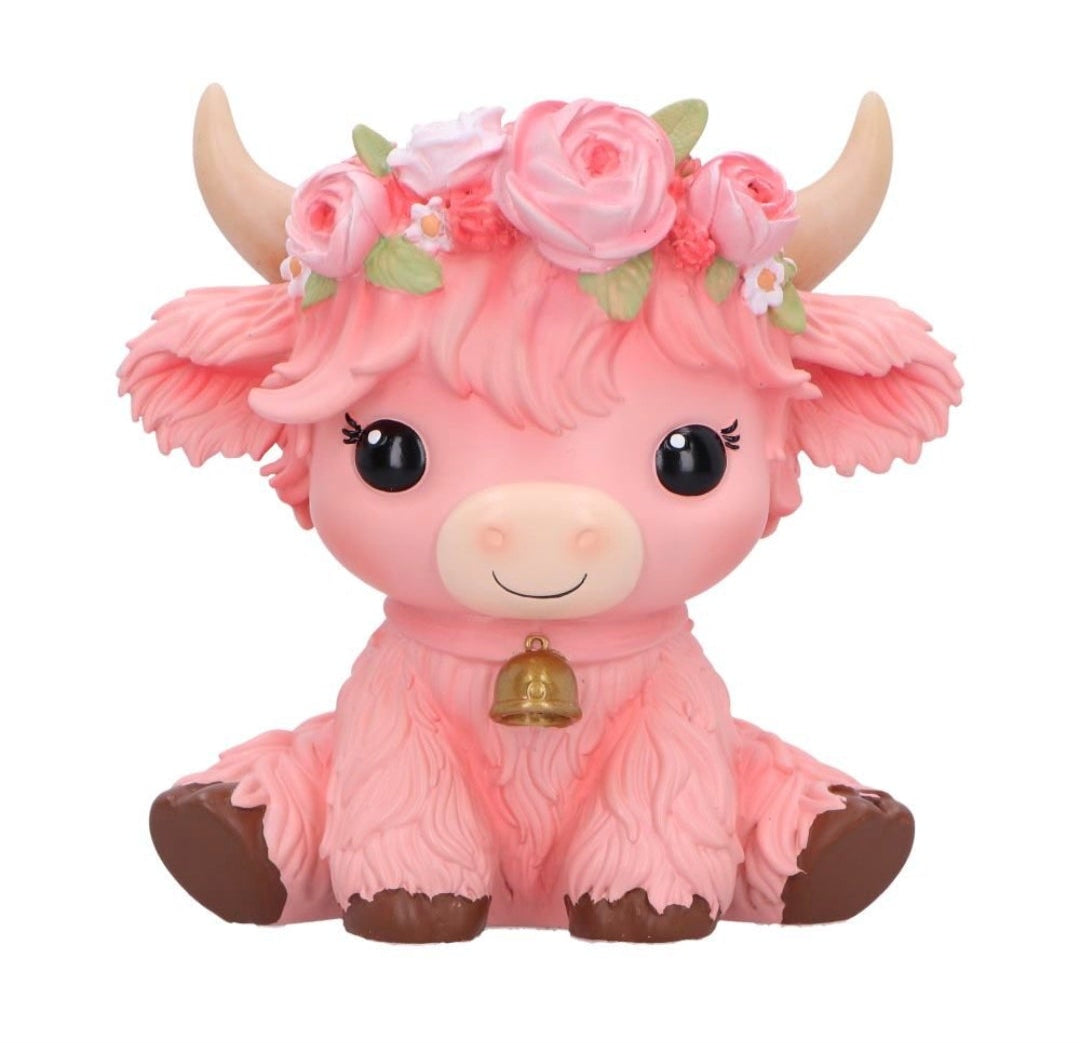 Moo Crew Flower Cow Figurines 10.8cm